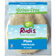 Rudi's Plain Tortillas - Low FODMAP